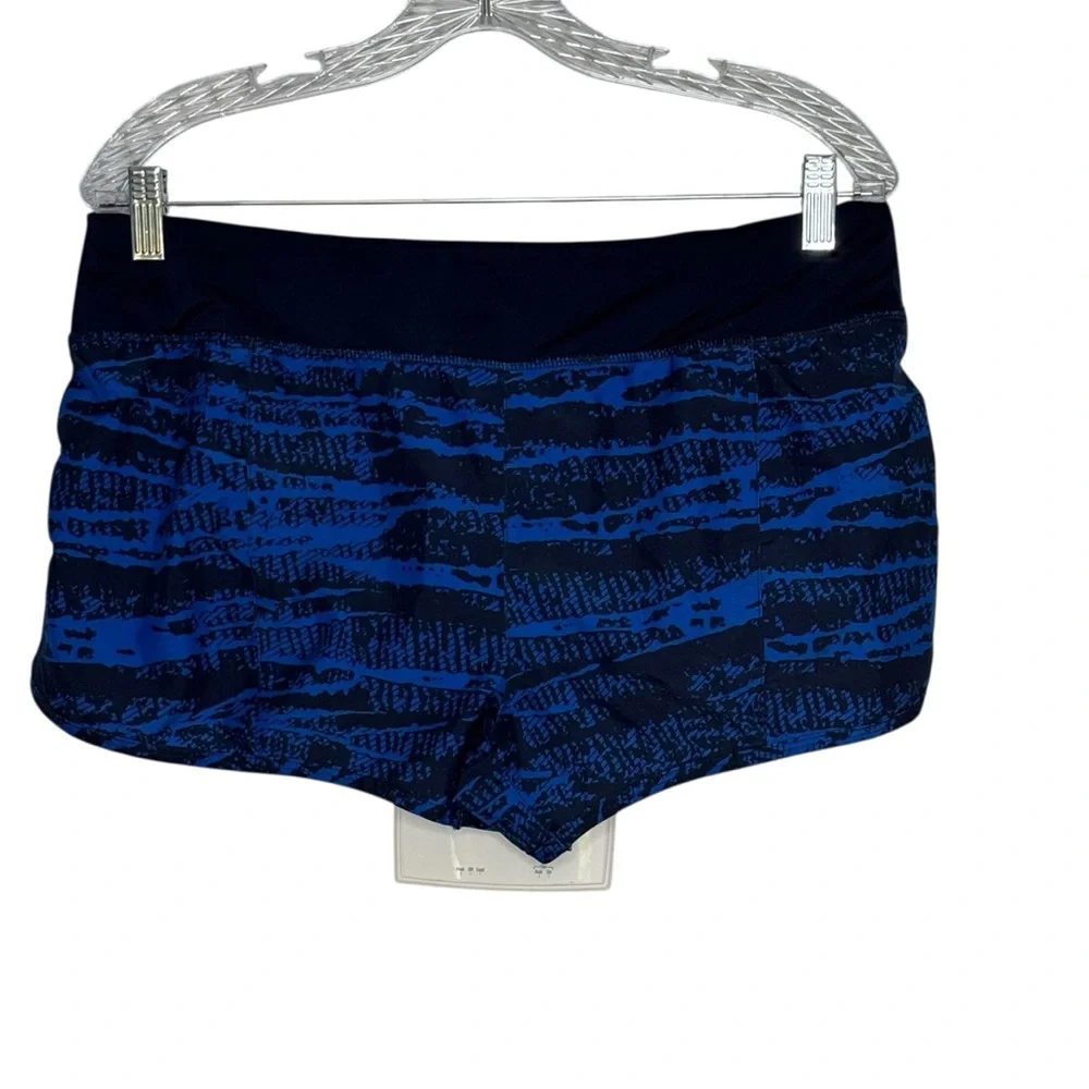 Womens Nike Size Large Dri Fit UCONN Huskies Blue/Black Polyester Running Shorts - Picture 6 of 9